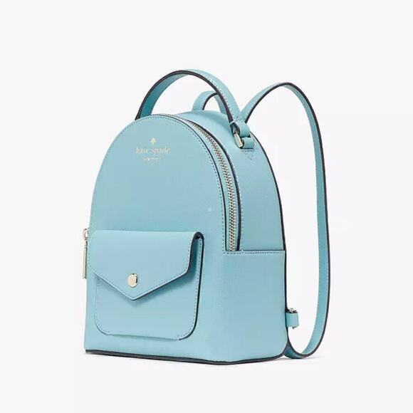Kate Spade Schuyler Mini Backpack Smoky Blue - Picture 10 of 12